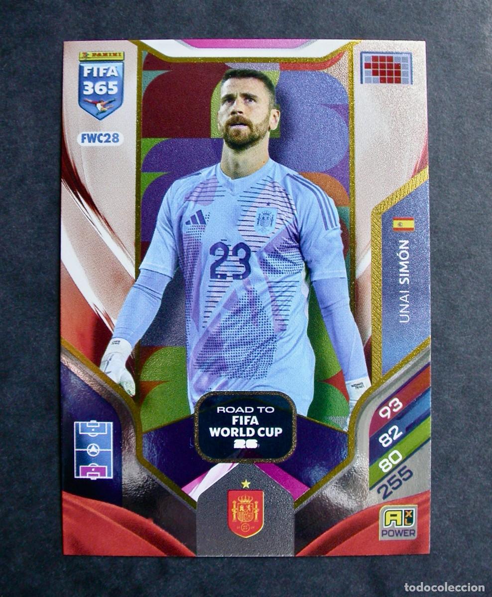 Figurine di Calcio: FWC28 UNAI SIM&Oacute;N / ESPA&Ntilde;A / ADRENALYN XL FIFA 365 2025-2026 / ROAD TO FIFA WORLD CUP / PANINI