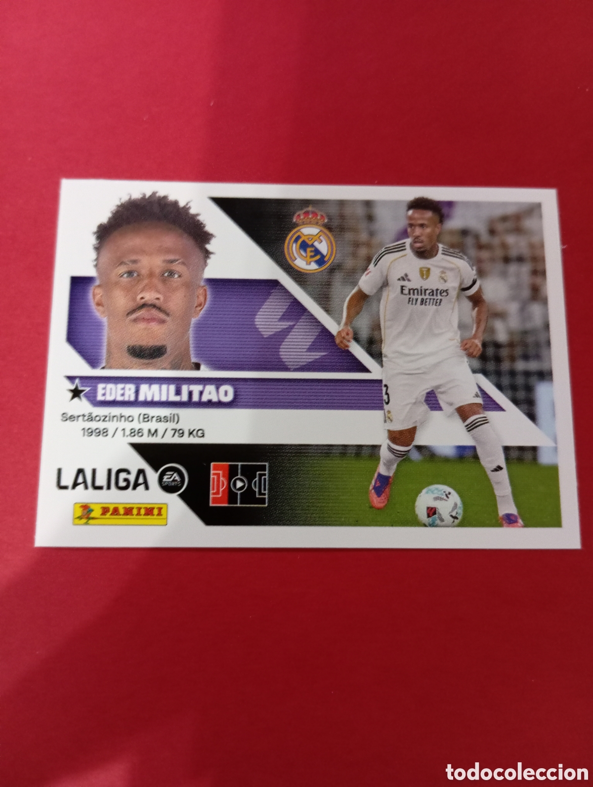 Fu&szlig;ball-Sticker: Militao Real Madrid n&deg;6 / PANINI LIGA ESTE 2026/2027