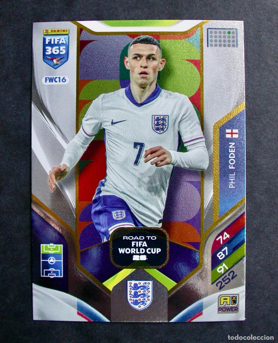 Fu&szlig;ball-Sticker: FWC16 PHIL FODEN / INGLATERRA / ADRENALYN XL FIFA 365 2025-2026 / ROAD TO FIFA WORLD CUP / PANINI