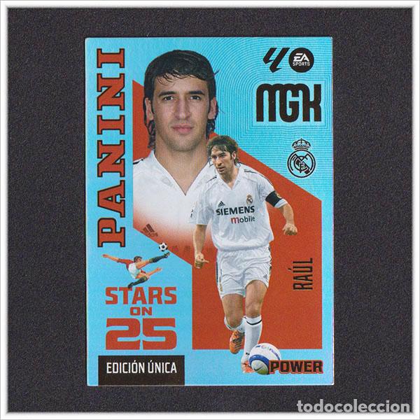 Cartes &agrave; collectionner de Football: MEGACRACKS 2026 2027 26 27 PANINI RAUL 426P 426 REAL MADRID STARS ON 25 POWER EDICI&Oacute;N UNICA MGK