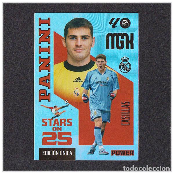 Cartes &agrave; collectionner de Football: MEGACRACKS 2026 2027 26 27 PANINI CASILLAS 428P 428 REAL MADRID STARS ON 25 POWER EDICI&Oacute;N UNICA MGK