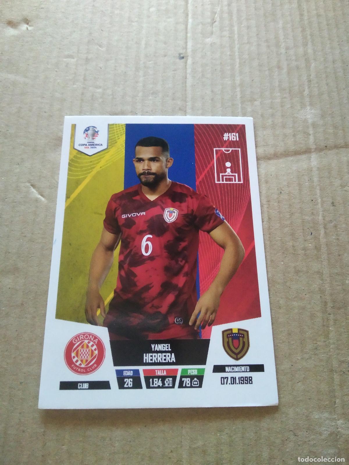 Cartes &agrave; collectionner de Football: 161 YANGEL HERRERA VENEZUELA CROMO FUTBOL COPA AMERICA 2024 EDITADO EN PERU