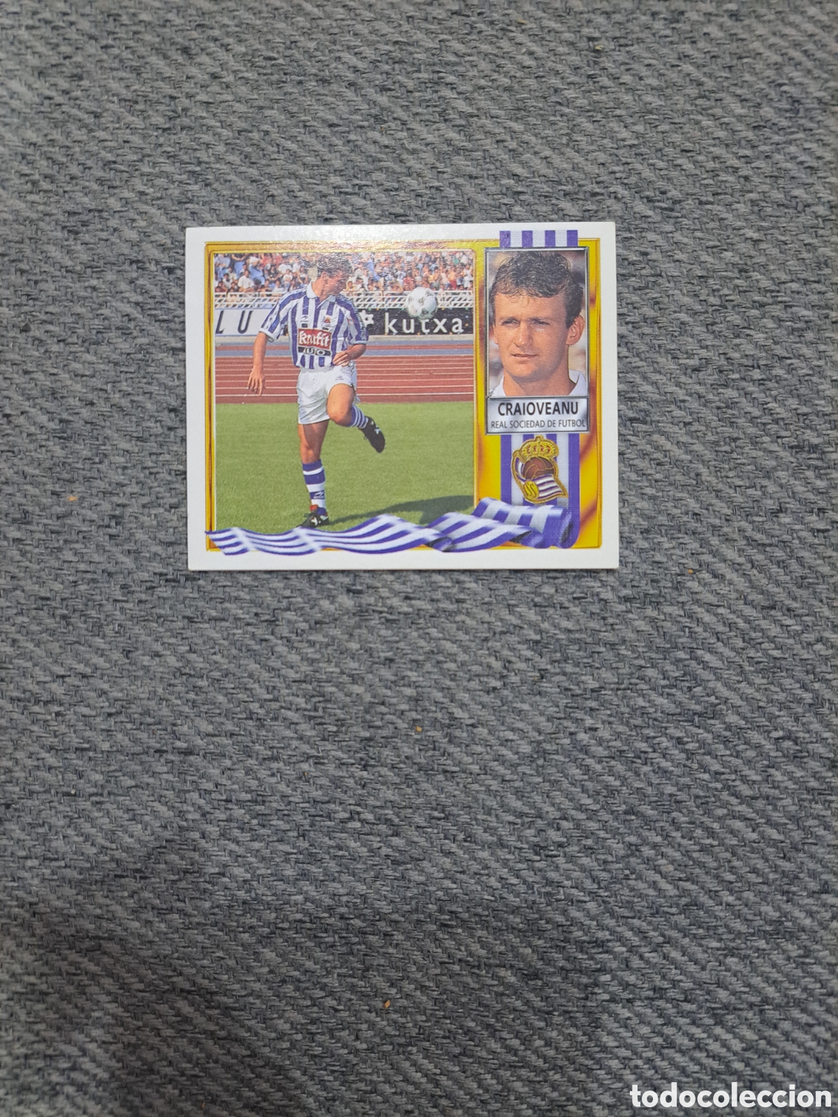 Cartes &agrave; collectionner de Football: Craioveanu (Fichaje N&deg;9) Real Sociedad. Liga Este 95-96