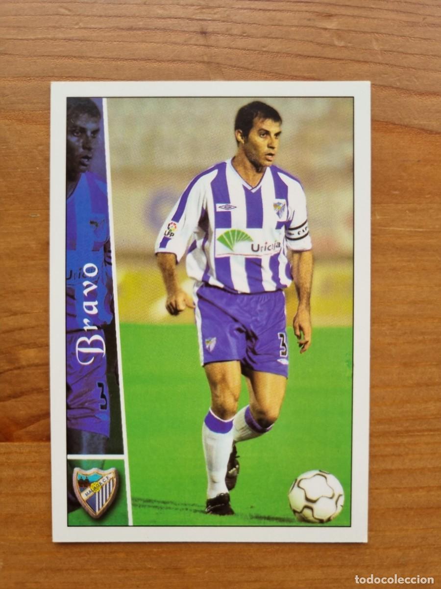 Cromos de f&uacute;tbol: 256 BRAVO (M&aacute;laga CF). Las Fichas de la Liga 2002 2003 02 03 (Mundicromo)