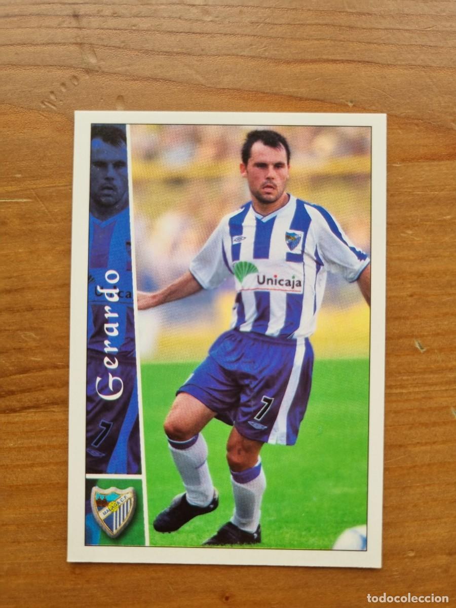 Cromos de f&uacute;tbol: 257 GERARDO (M&aacute;laga CF). Las Fichas de la Liga 2002 2003 02 03 (Mundicromo)