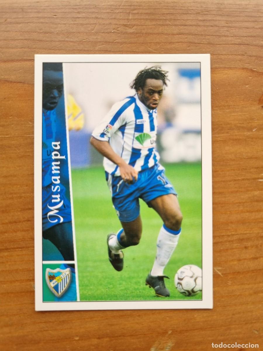 Cromos de f&uacute;tbol: 259 MUSAMPA (M&aacute;laga CF). Las Fichas de la Liga 2002 2003 02 03 (Mundicromo)