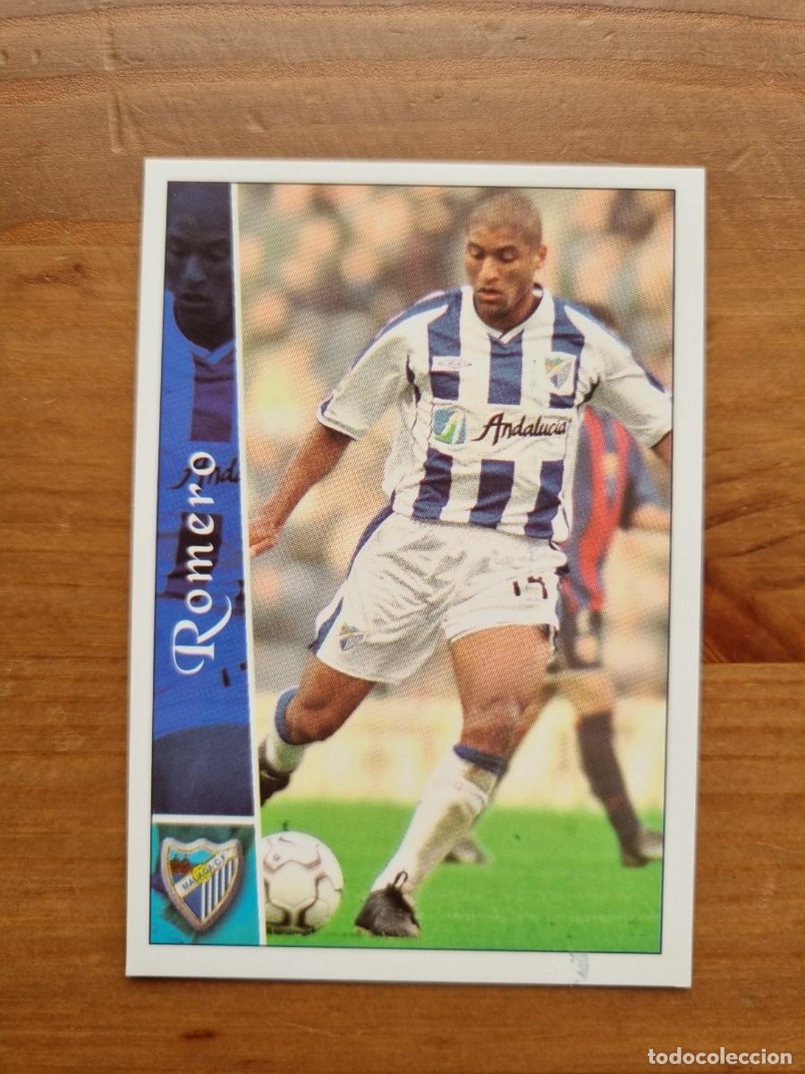 Cromos de f&uacute;tbol: 260 ROMERO (M&aacute;laga CF). Las Fichas de la Liga 2002 2003 02 03 (Mundicromo)