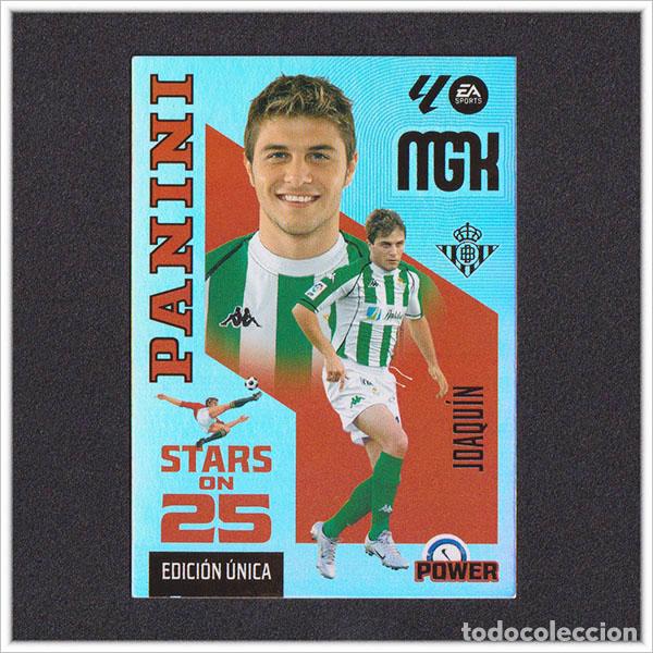 Cromos de f&uacute;tbol: MEGACRACKS 2026 2027 26 27 PANINI JOAQUIN 431P 431 BETIS STARS ON 25 POWER EDICI&Oacute;N UNICA MGK