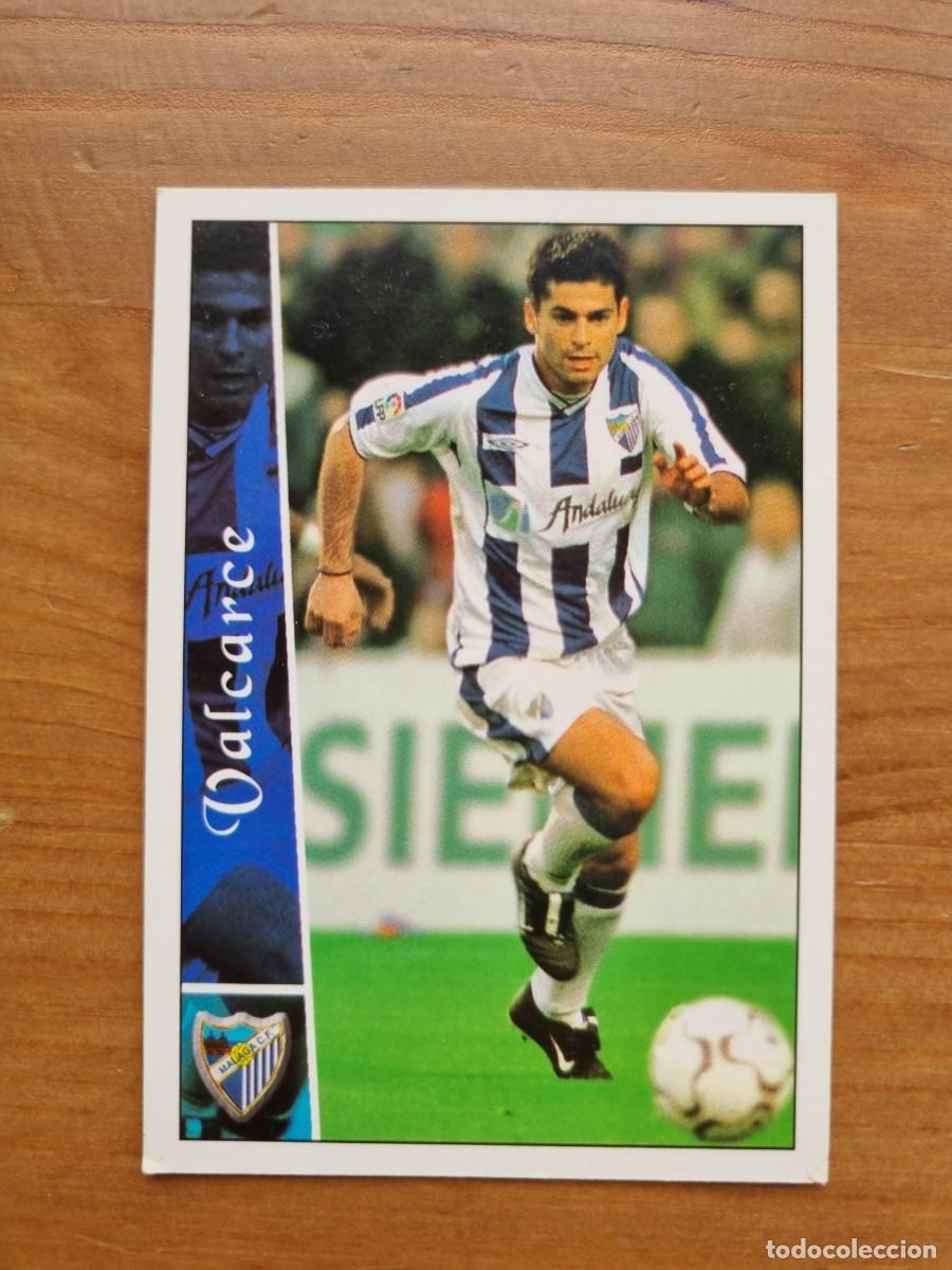 Cromos de f&uacute;tbol: 262 VALCARCE (M&aacute;laga CF). Las Fichas de la Liga 2002 2003 02 03 (Mundicromo)