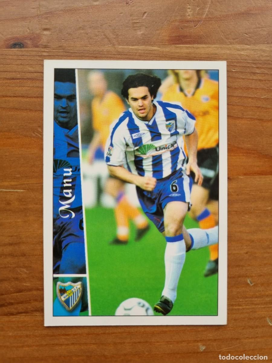 Cromos de f&uacute;tbol: 263 MANU (M&aacute;laga CF). Las Fichas de la Liga 2002 2003 02 03 (Mundicromo)
