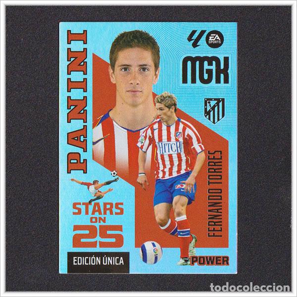 Cromos de f&uacute;tbol: MEGACRACKS 2026 2027 26 27 PANINI FERNANDO TORRES 432P 432 ATL&Eacute;TICO MADRID STARS 25 POWER UNICA MGK
