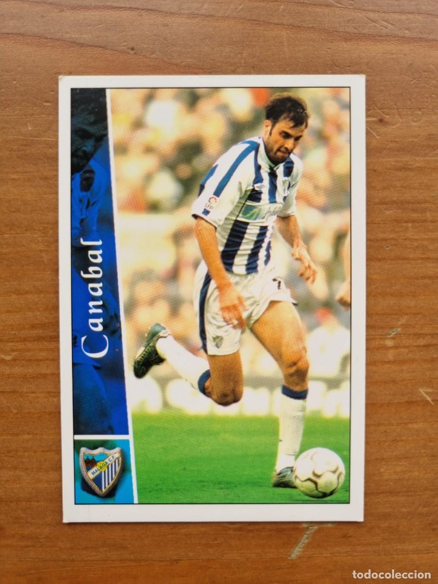 Cromos de f&uacute;tbol: 266 CANABAL (M&aacute;laga CF). Las Fichas de la Liga 2002 2003 02 03 (Mundicromo)