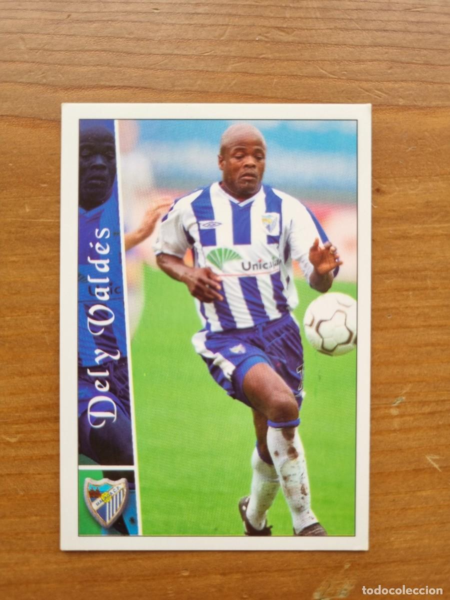 Cromos de f&uacute;tbol: 267 DELY VALD&Eacute;S (M&aacute;laga CF). Las Fichas de la Liga 2002 2003 02 03 (Mundicromo)