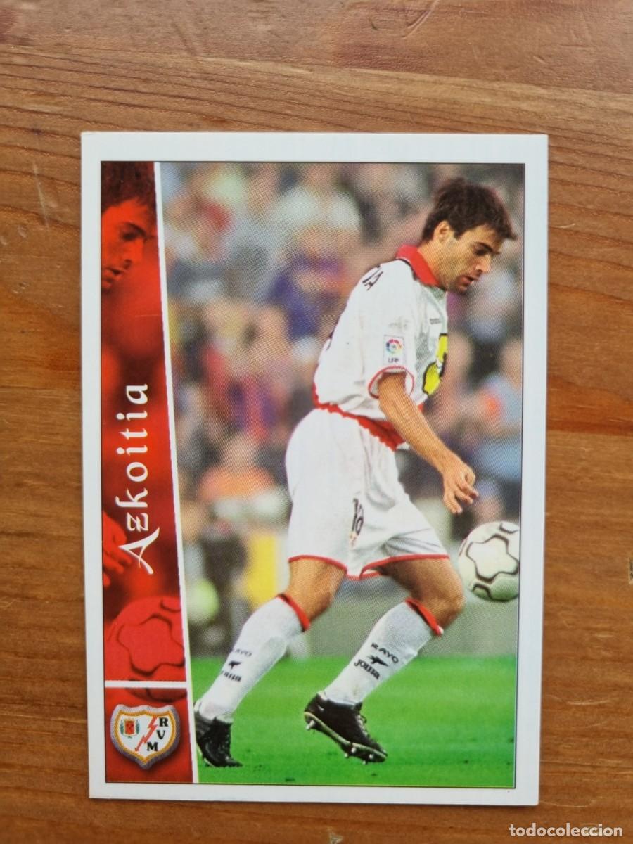 Cartes &agrave; collectionner de Football: 282 AZKOITIA (Rayo Vallecano). Las Fichas de la Liga 2002 2003 02 03 (Mundicromo)