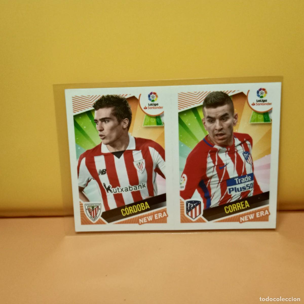 Cartes &agrave; collectionner de Football: EDICIONES ESTE 2018 2019 18 19 NEW ERA 3 CORREA/CORDOBA ATL MADRID/BILBAO