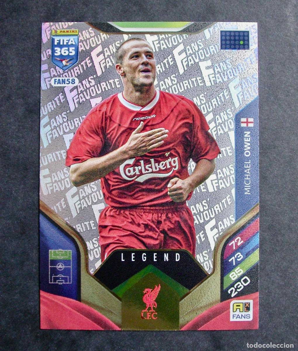 Cromos de f&uacute;tbol: FAN58 MICHAEL OWEN / LIVERPOOL / ADRENALYN XL FIFA 365 2025-2026 / LEGEND / PANINI