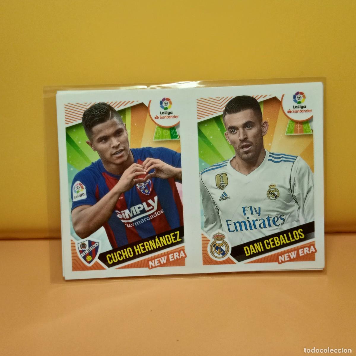 Cartes &agrave; collectionner de Football: EDICIONES ESTE 2018 2019 18 19 NEW ERA 4 CEBALLOS/CUCHO HERNANDEZ BETIS/HUESCA