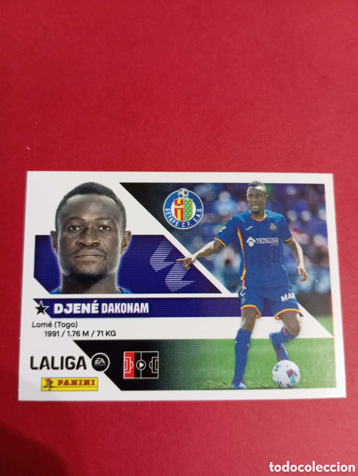Cromos de f&uacute;tbol: Djen&eacute; Getafe n&deg;6 / PANINI LIGA ESTE 2026/2027