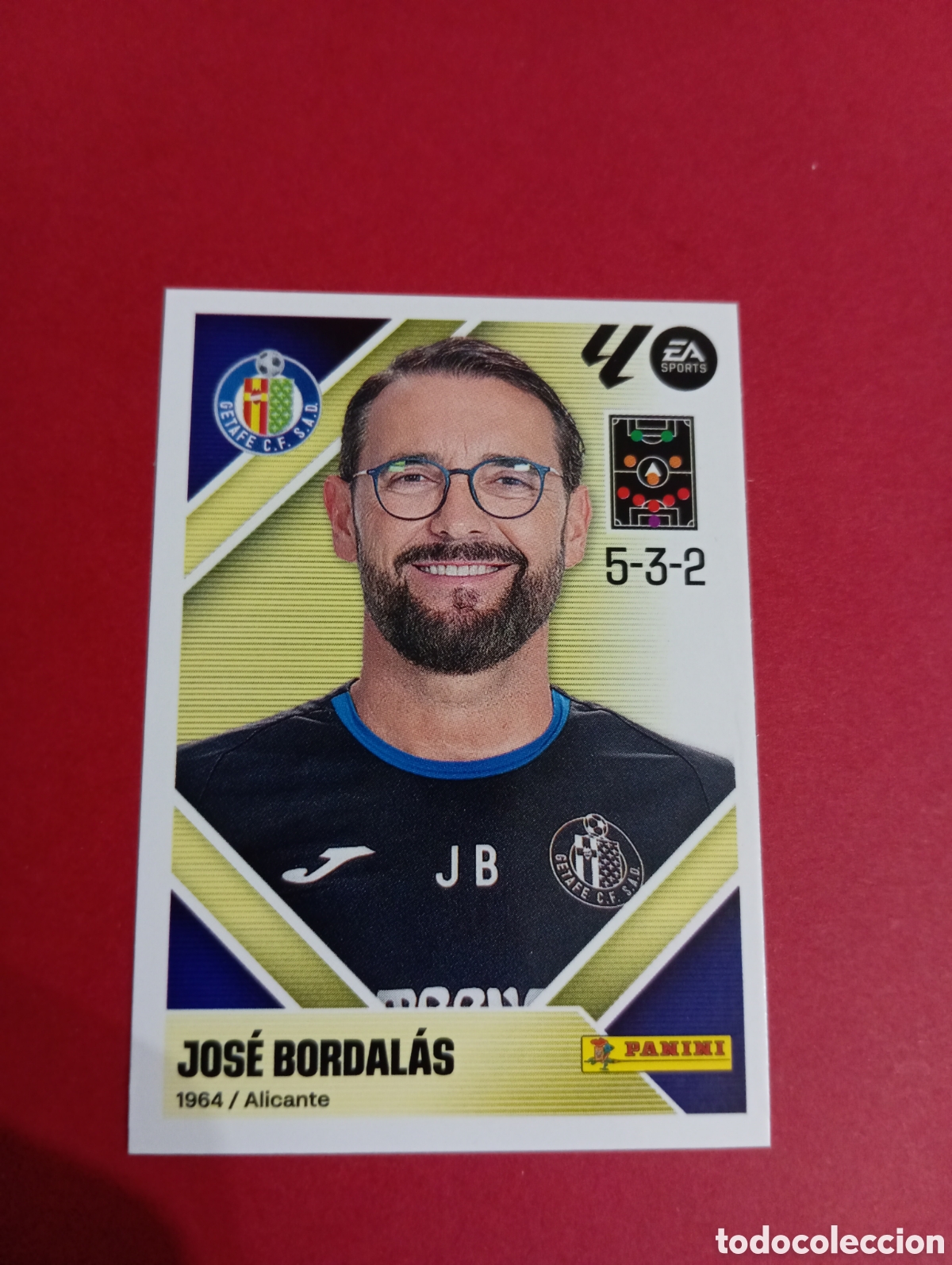 Fu&szlig;ball-Sticker: Jos&eacute; Bordal&aacute;s Getafe n&deg;2 / PANINI LIGA ESTE 2026/2027