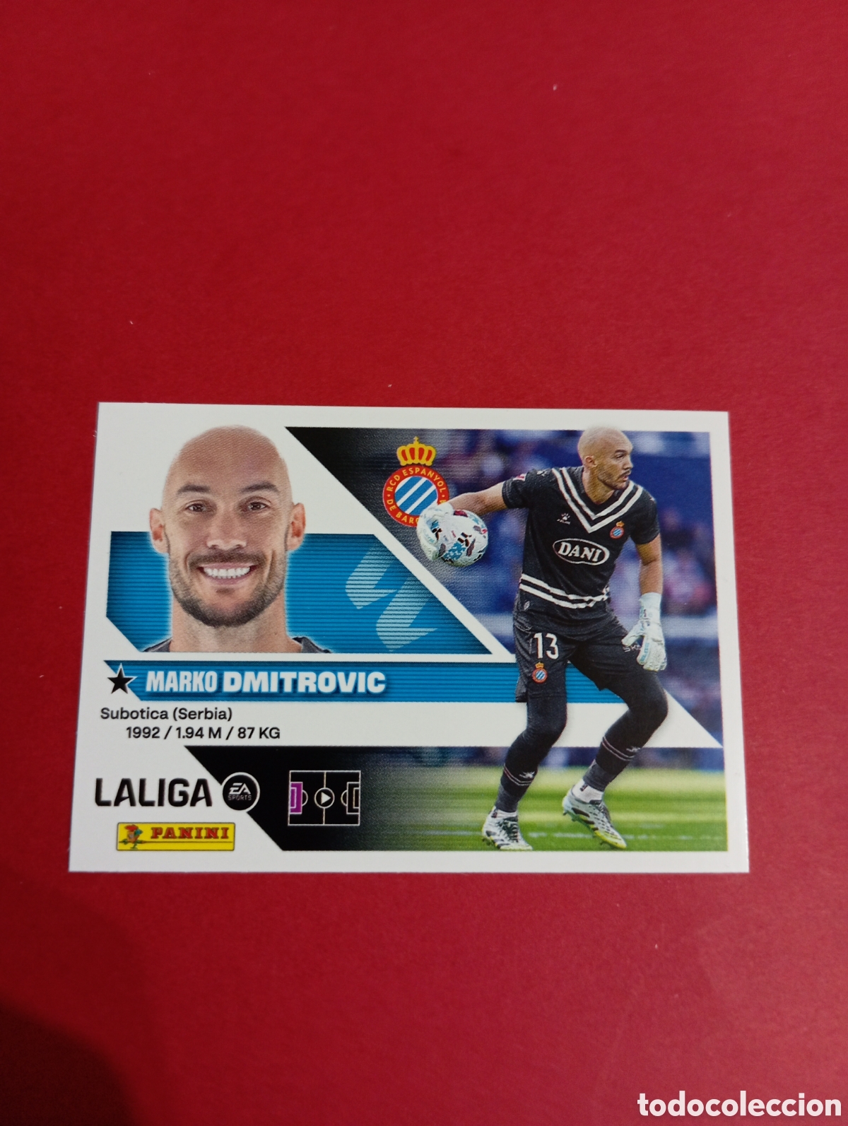 Fu&szlig;ball-Sticker: Dmitrovic Espanyol n&deg;3 / PANINI LIGA ESTE 2026/2027
