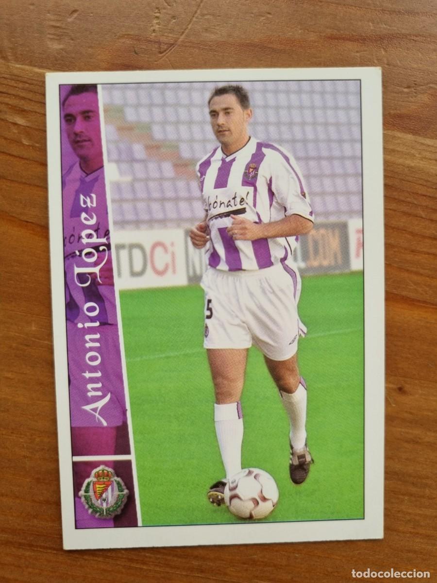 Fu&szlig;ball-Sticker: 309 ANTONIO L&Oacute;PEZ (Real Valladolid). Las Fichas de la Liga 2002 2003 02 03 (Mundicromo)