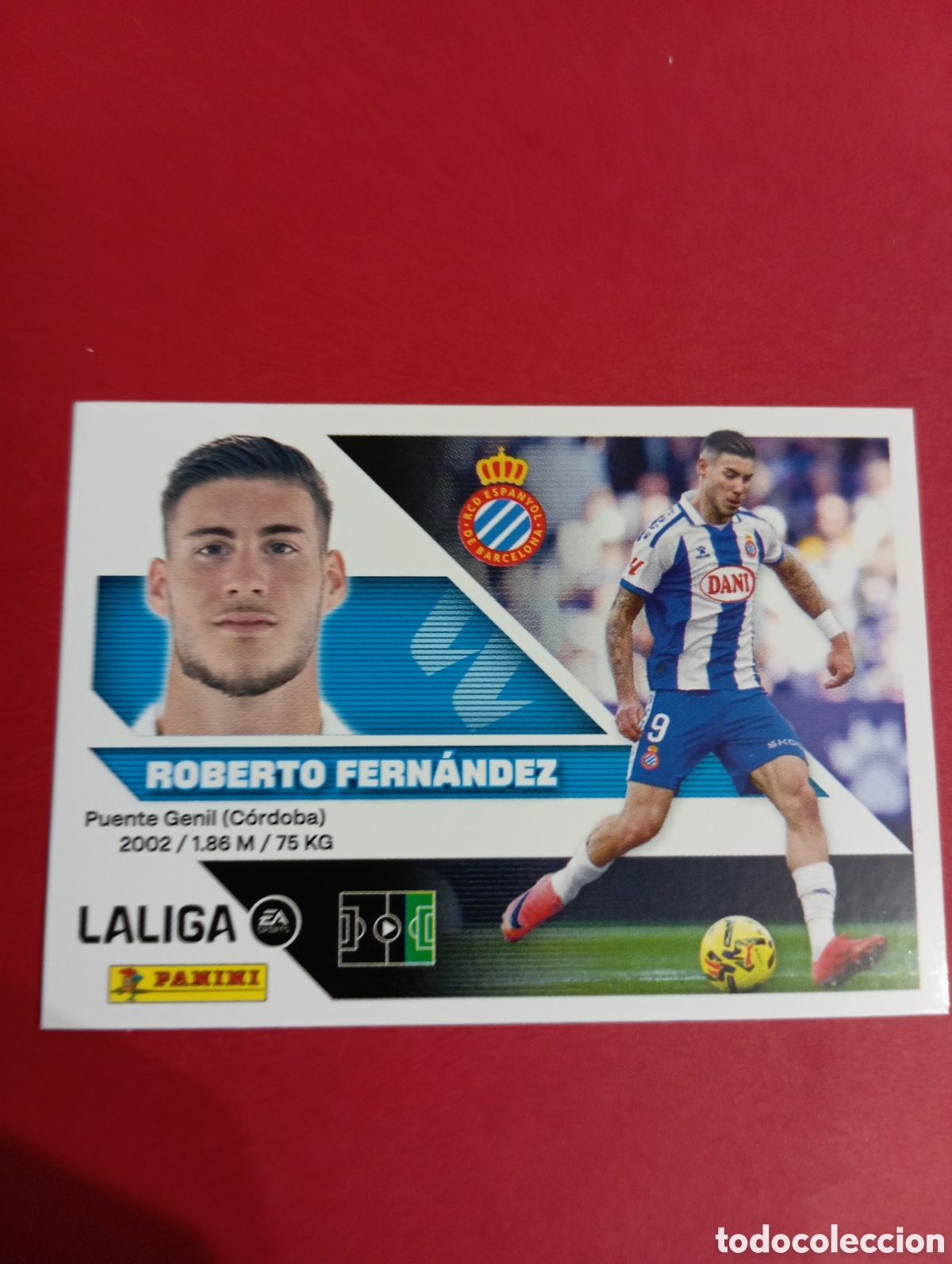 Fu&szlig;ball-Sticker: Roberto Fern&aacute;ndez Espanyol n&deg;20 / PANINI LIGA ESTE 2026/2027