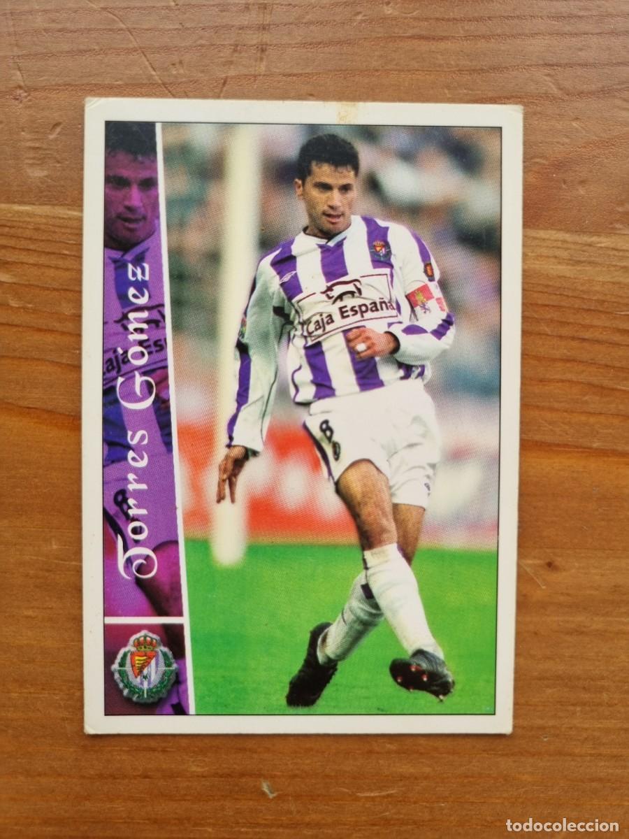 Fu&szlig;ball-Sticker: 311 TORRES G&Oacute;MEZ (Real Valladolid). Las Fichas de la Liga 2002 2003 02 03 (Mundicromo)