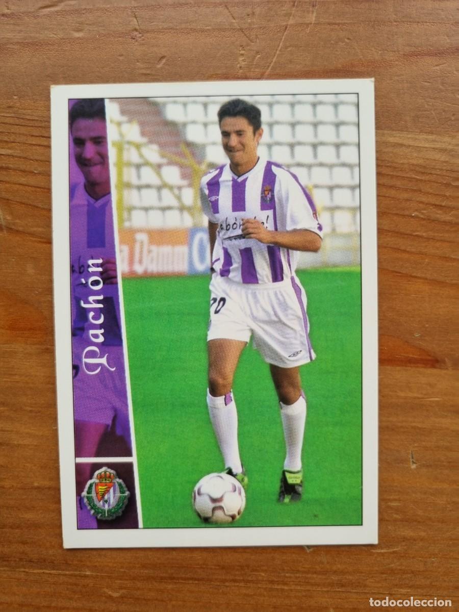 Cromos de f&uacute;tbol: 318 PACH&Oacute;N (Real Valladolid). Las Fichas de la Liga 2002 2003 02 03 (Mundicromo)