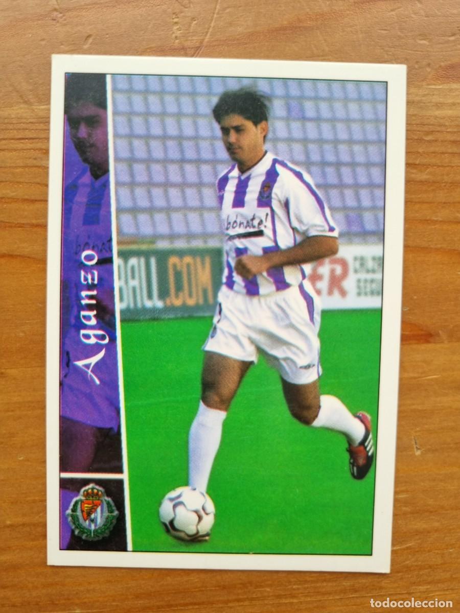 Cromos de f&uacute;tbol: 321 AGANZO (Real Valladolid). Las Fichas de la Liga 2002 2003 02 03 (Mundicromo)