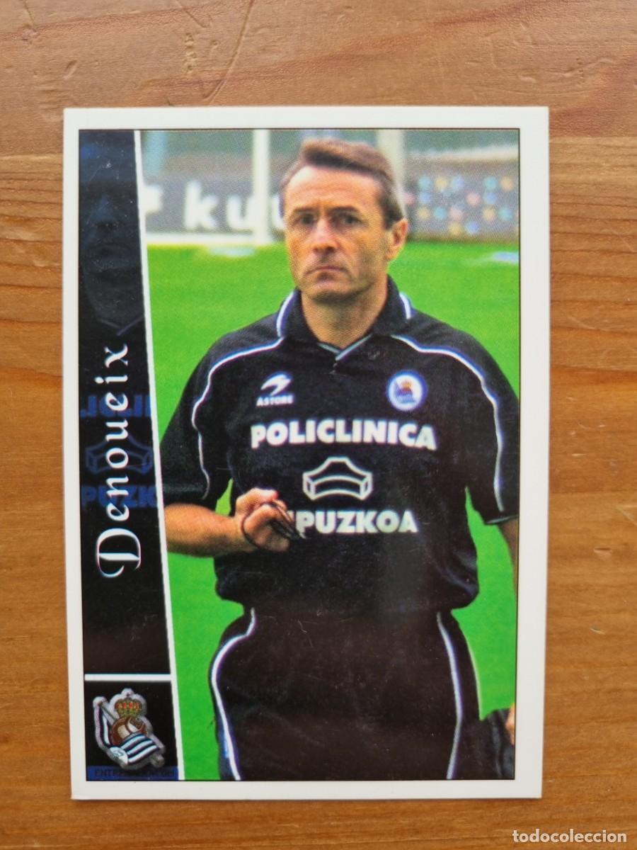 Cromos de f&uacute;tbol: 327 DENOUEIX (Real Sociedad). Las Fichas de la Liga 2002 2003 02 03 (Mundicromo)