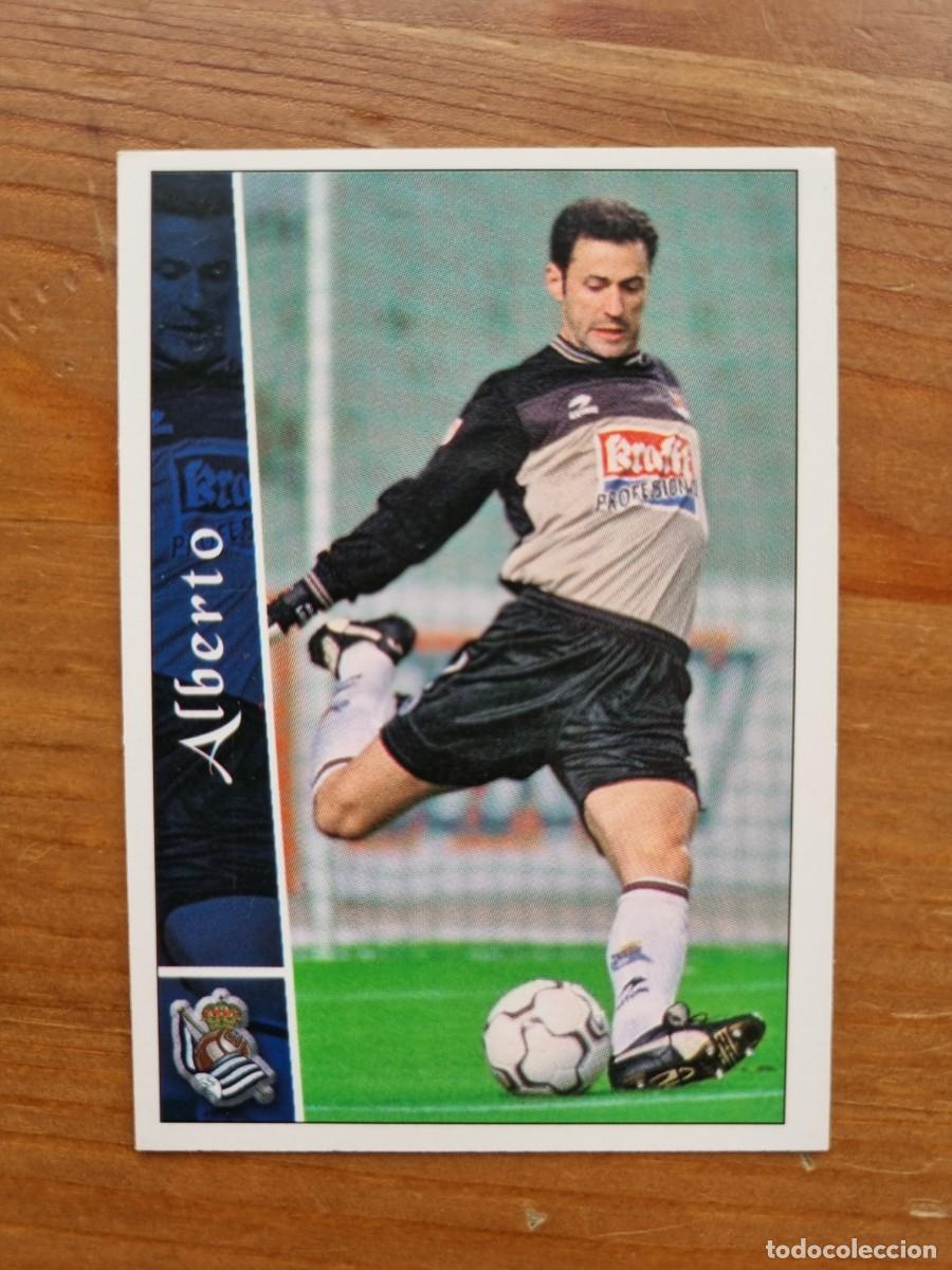 Cromos de f&uacute;tbol: 328 ALBERTO (Real Sociedad). Las Fichas de la Liga 2002 2003 02 03 (Mundicromo)