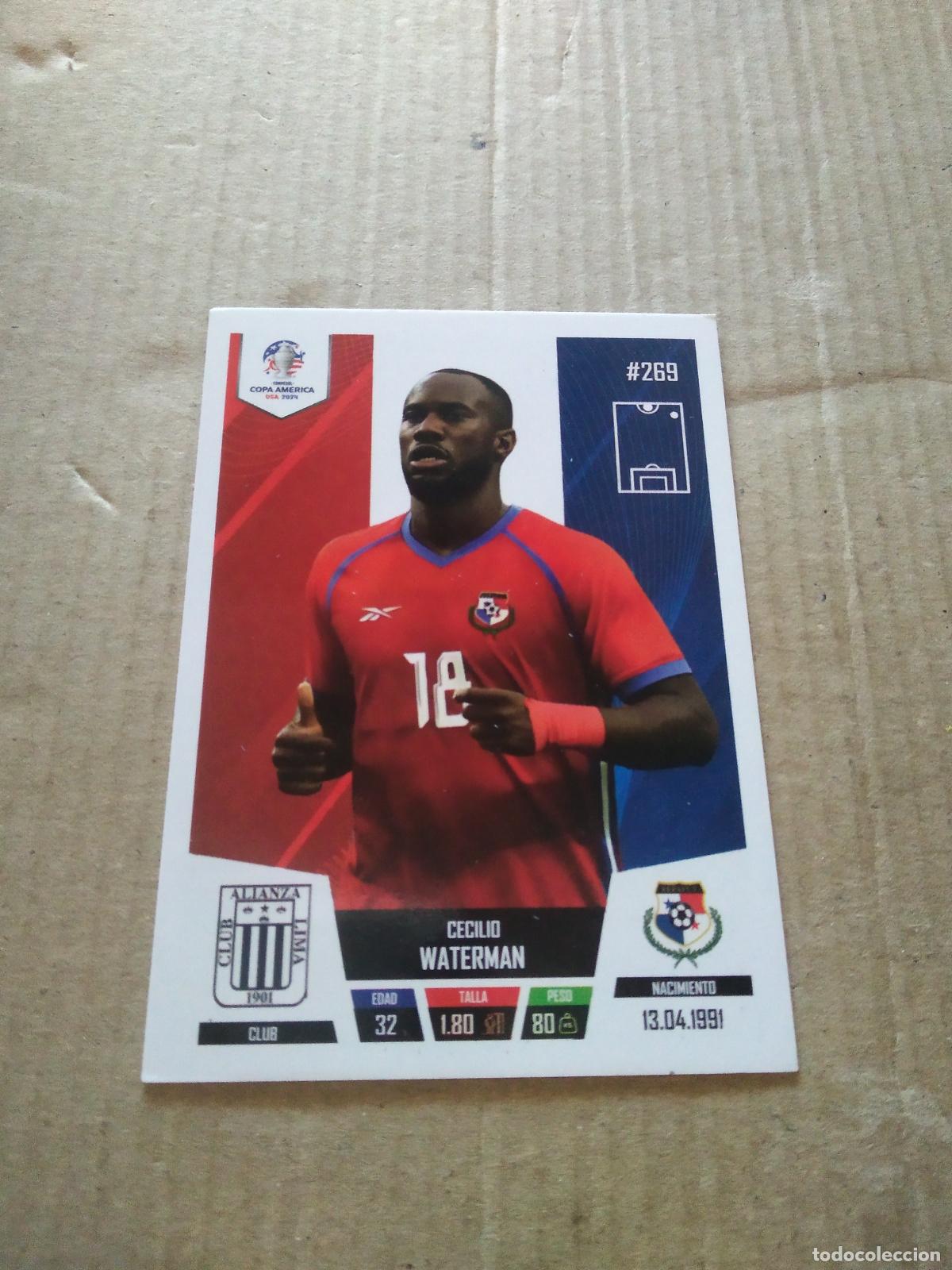 Cromos de f&uacute;tbol: 269 CECILIO WATERMAN PANAMA CROMO FUTBOL COPA AMERICA 2024 EDITADO EN PERU