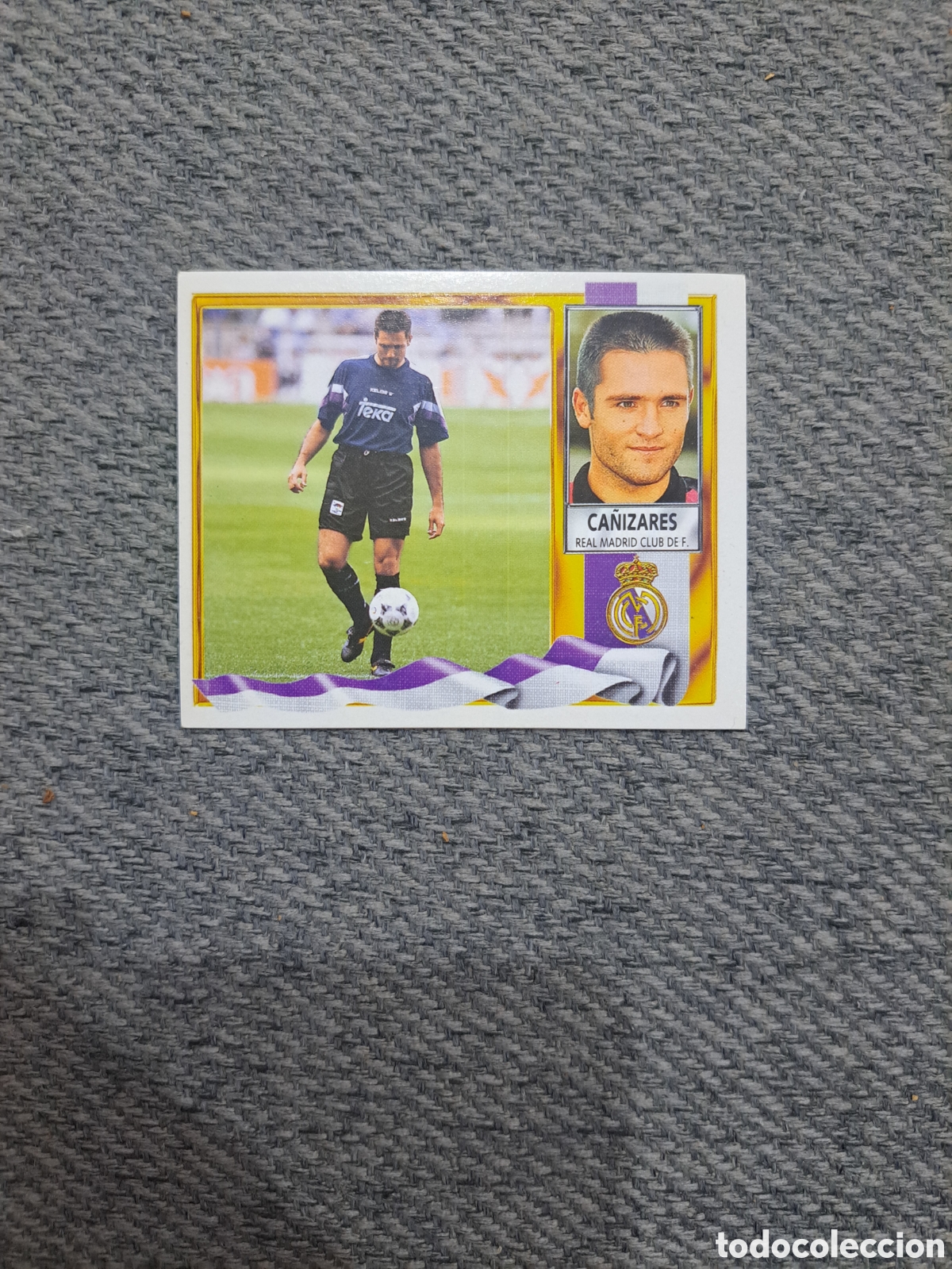 Cromos de f&uacute;tbol: Ca&ntilde;izares. Real Madrid. Liga Este 95-96