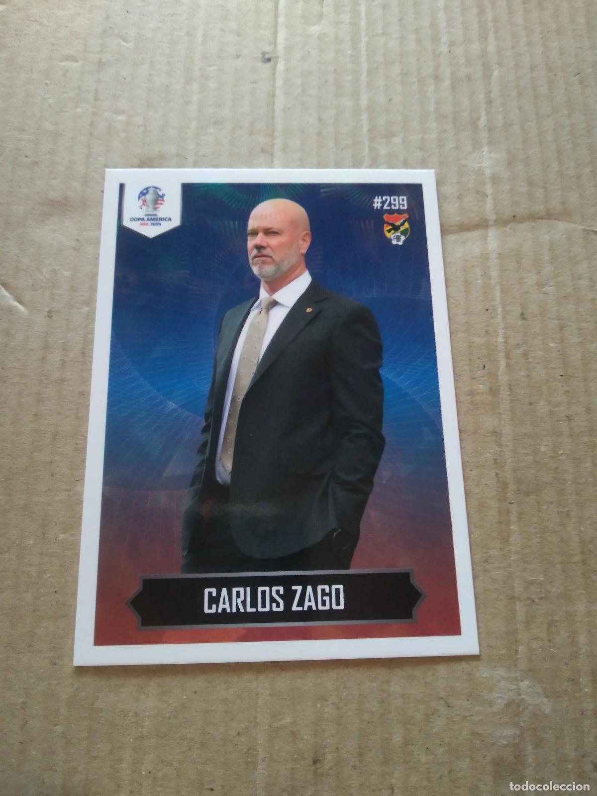 Cromos de f&uacute;tbol: 299 CARLOS ZAGO BOLIVIA CROMO FUTBOL COPA AMERICA 2024 EDITADO EN PERU