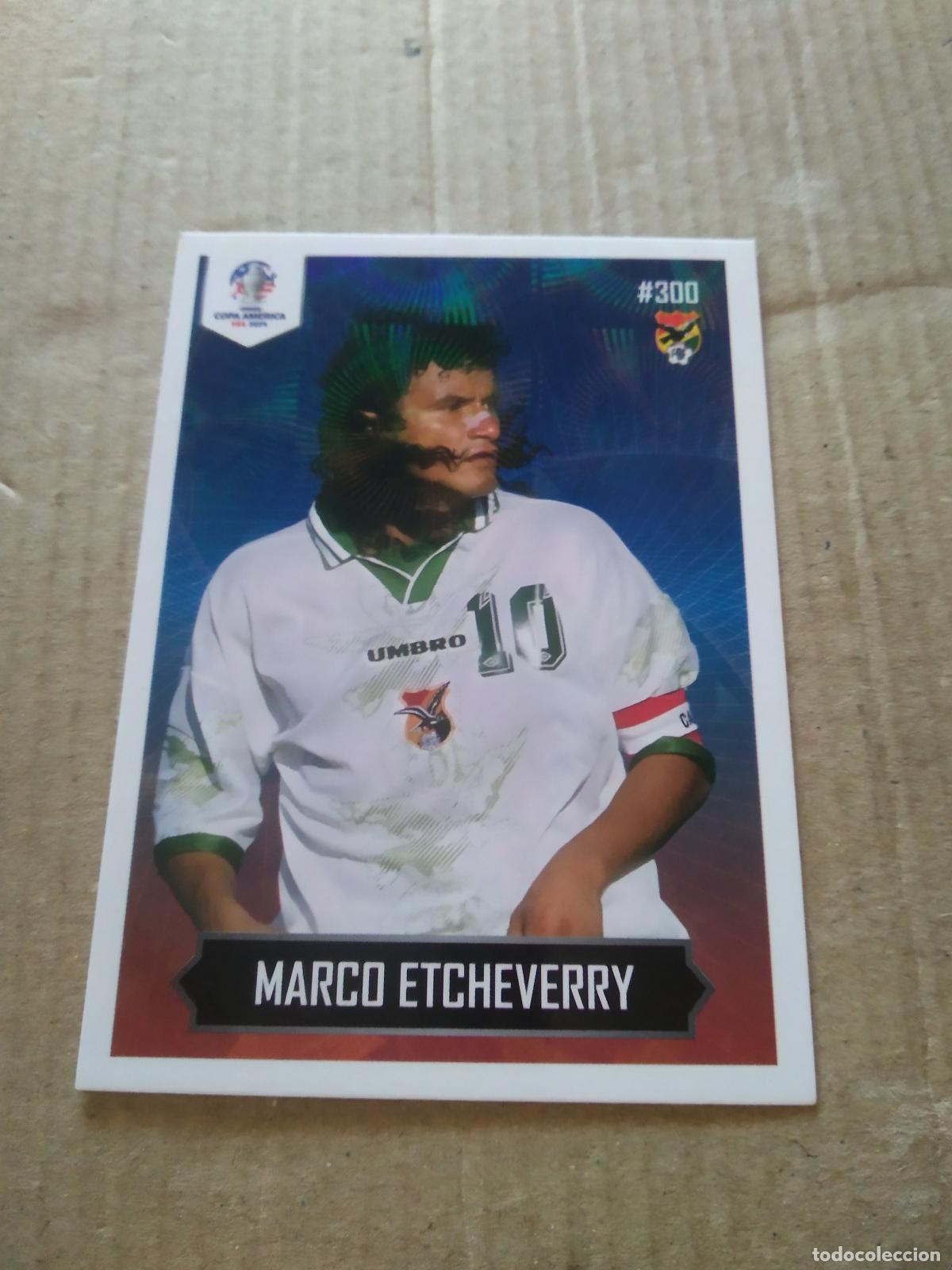 Cromos de f&uacute;tbol: 300 MARCO ETCHEVERRY BOLIVIA CROMO FUTBOL COPA AMERICA 2024 EDITADO EN PERU