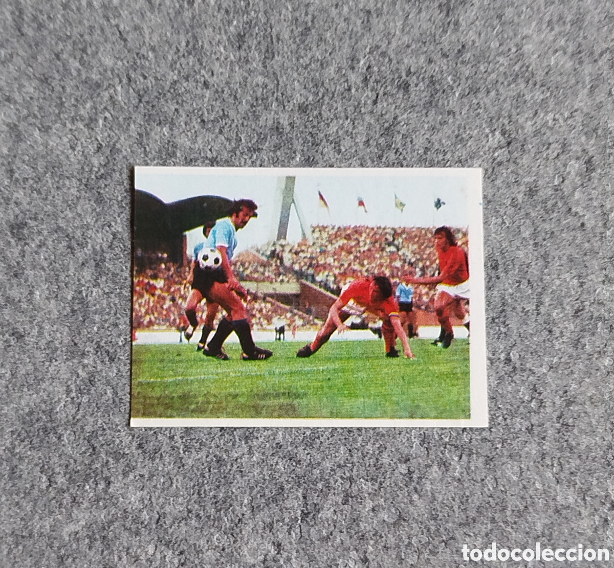 Cromos de f&uacute;tbol: SIN PEGAR CROPAN JOHAN CRUYFF ASI JUEGO AL FUTBOL 115 HOLANDA URUGUAY CROMO STICKER NUNCA PEGADO