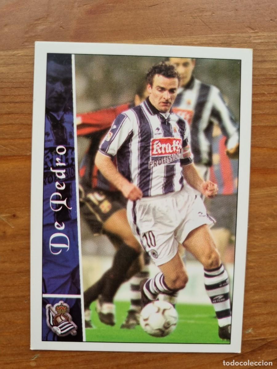 Cromos de f&uacute;tbol: 339 DE PEDRO (Real Sociedad). Las Fichas de la Liga 2002 2003 02 03 (Mundicromo)