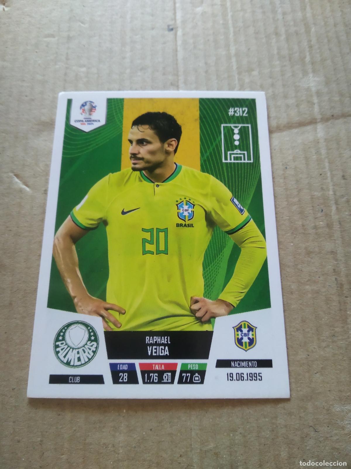 Cromos de f&uacute;tbol: 312 RAPHAEL VEIGA BRASIL CROMO FUTBOL COPA AMERICA 2024 EDITADO EN PERU