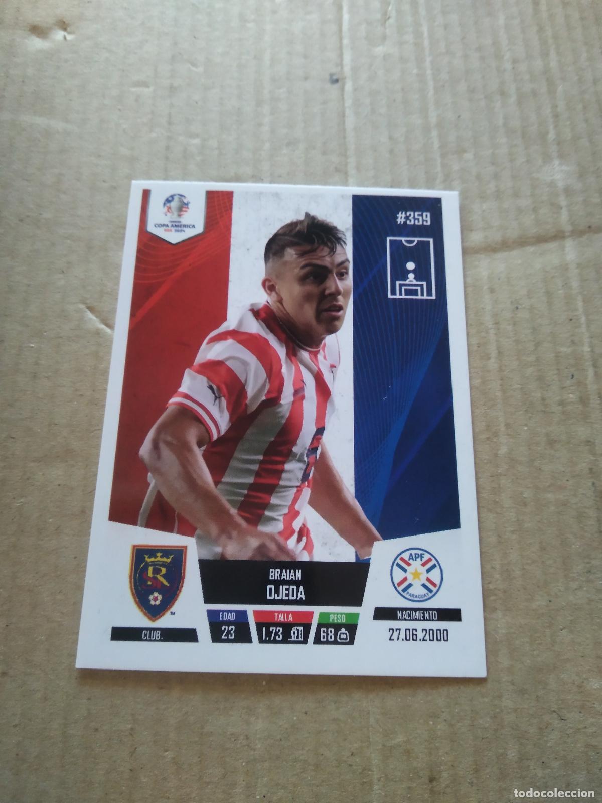 Cromos de Futebol: 359 BRAIAN OJEDA PARAGUAY CROMO FUTBOL COPA AMERICA 2024 EDITADO EN PERU