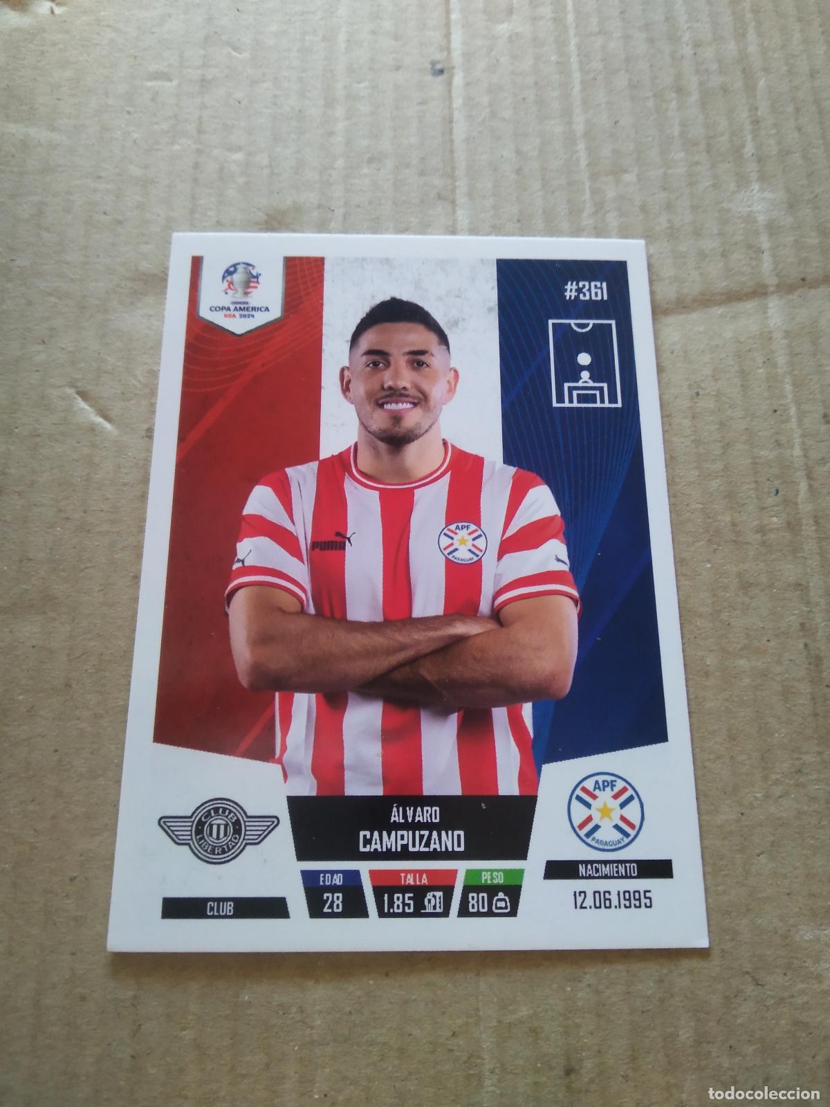 Cromos de Futebol: 361 ALVARO CAMPUZANO PARAGUAY CROMO FUTBOL COPA AMERICA 2024 EDITADO EN PERU