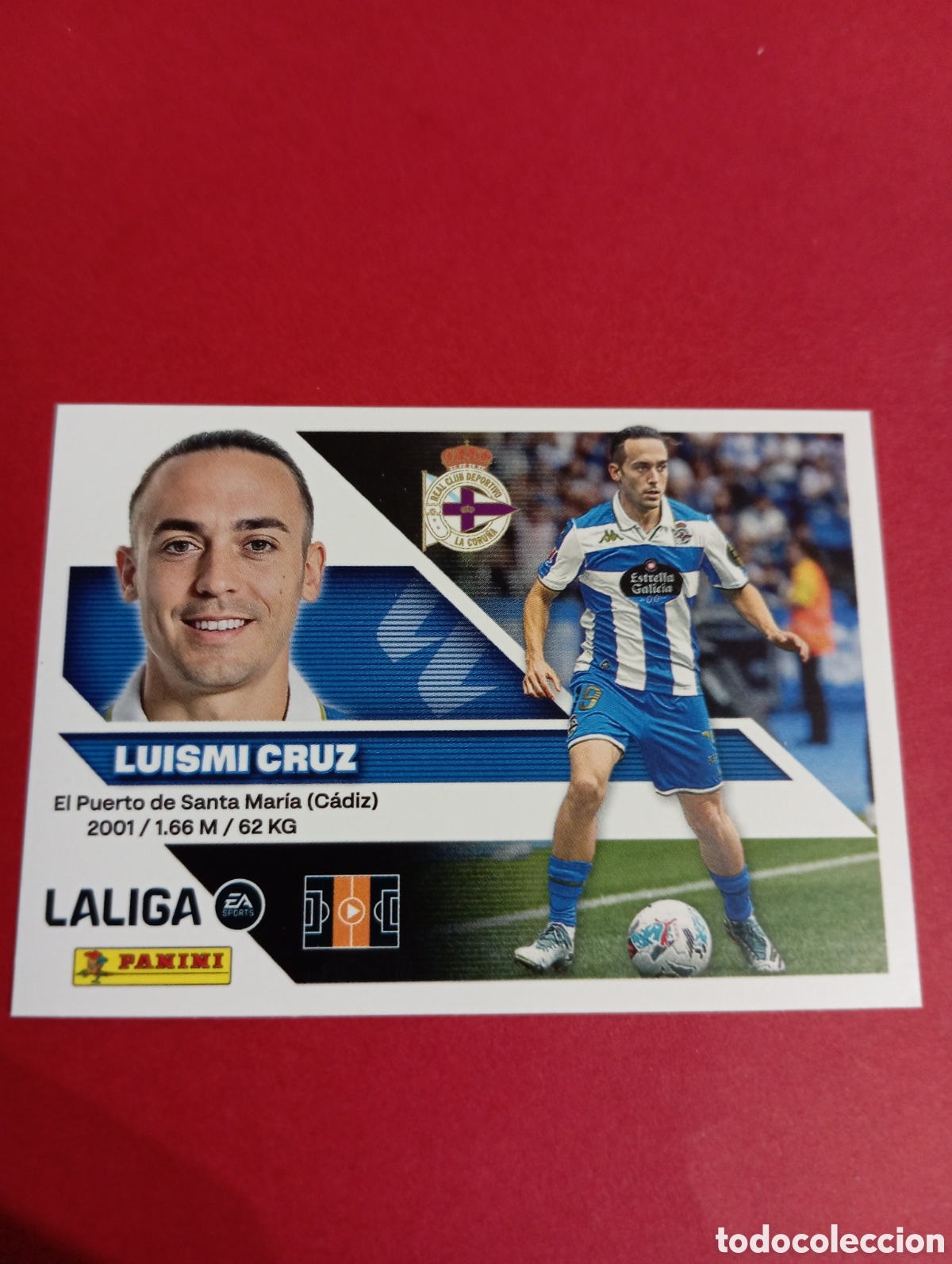 Cromos de f&uacute;tbol: Luismi Cruz Deportivo de la Coru&ntilde;a n&deg;15 / PANINI LIGA ESTE 2026/2027