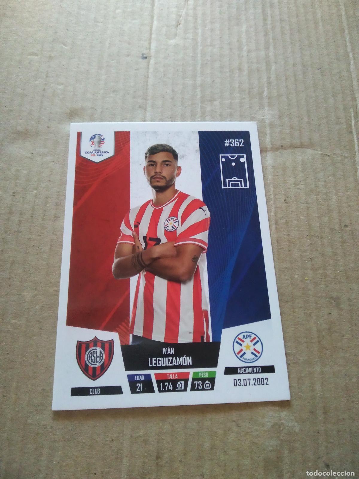 Cromos de f&uacute;tbol: 362 IVAN LEGUIZAMON PARAGUAY CROMO FUTBOL COPA AMERICA 2024 EDITADO EN PERU