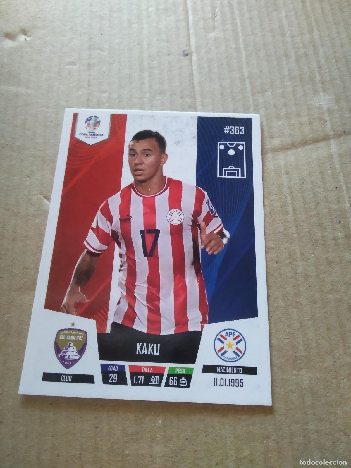Cromos de f&uacute;tbol: 363 KAKU PARAGUAY CROMO FUTBOL COPA AMERICA 2024 EDITADO EN PERU
