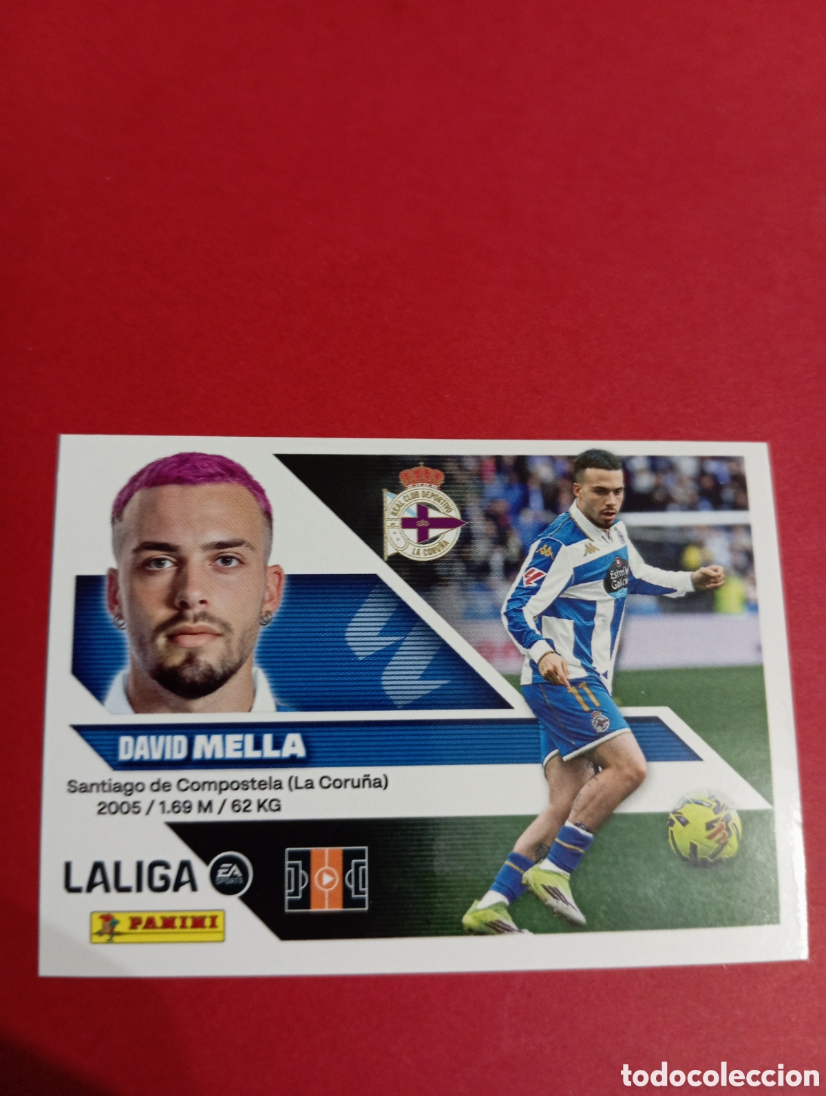Cromos de f&uacute;tbol: Mella Deportivo de la Coru&ntilde;a n&deg;16 / PANINI LIGA ESTE 2026/2027
