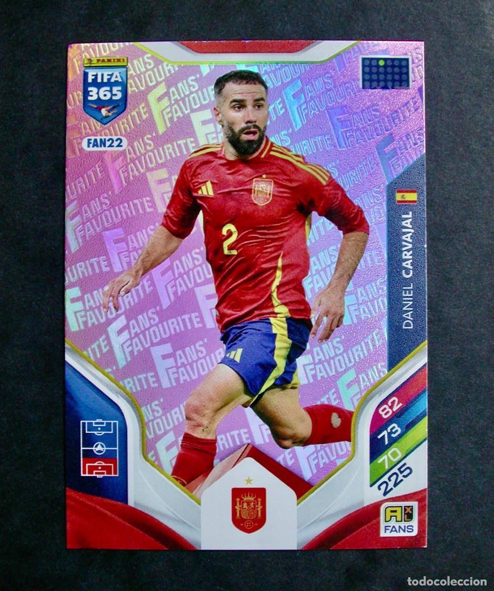 Cromos de f&uacute;tbol: FAN22 DANIEL CARVAJAL / ESPA&Ntilde;A / ADRENALYN XL FIFA 365 2025-2026 / PINK-ROSA PARALEL / PANINI