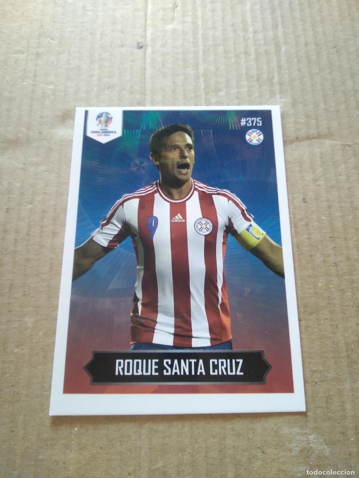 Cromos de f&uacute;tbol: 375 ROQUE SANTA CRUZ PARAGUAY CROMO FUTBOL COPA AMERICA 2024 EDITADO EN PERU