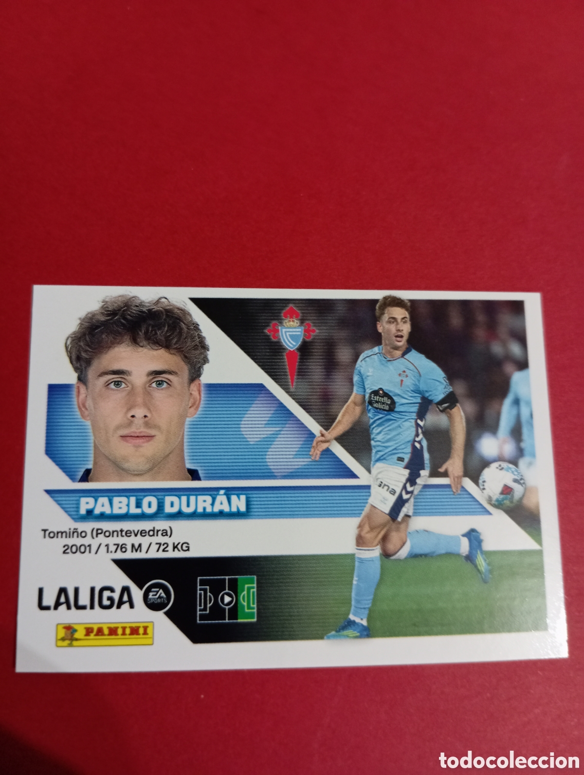Cromos de f&uacute;tbol: Pablo Dur&aacute;n Celta de Vigo n&deg;18A / PANINI LIGA ESTE 2026/2027