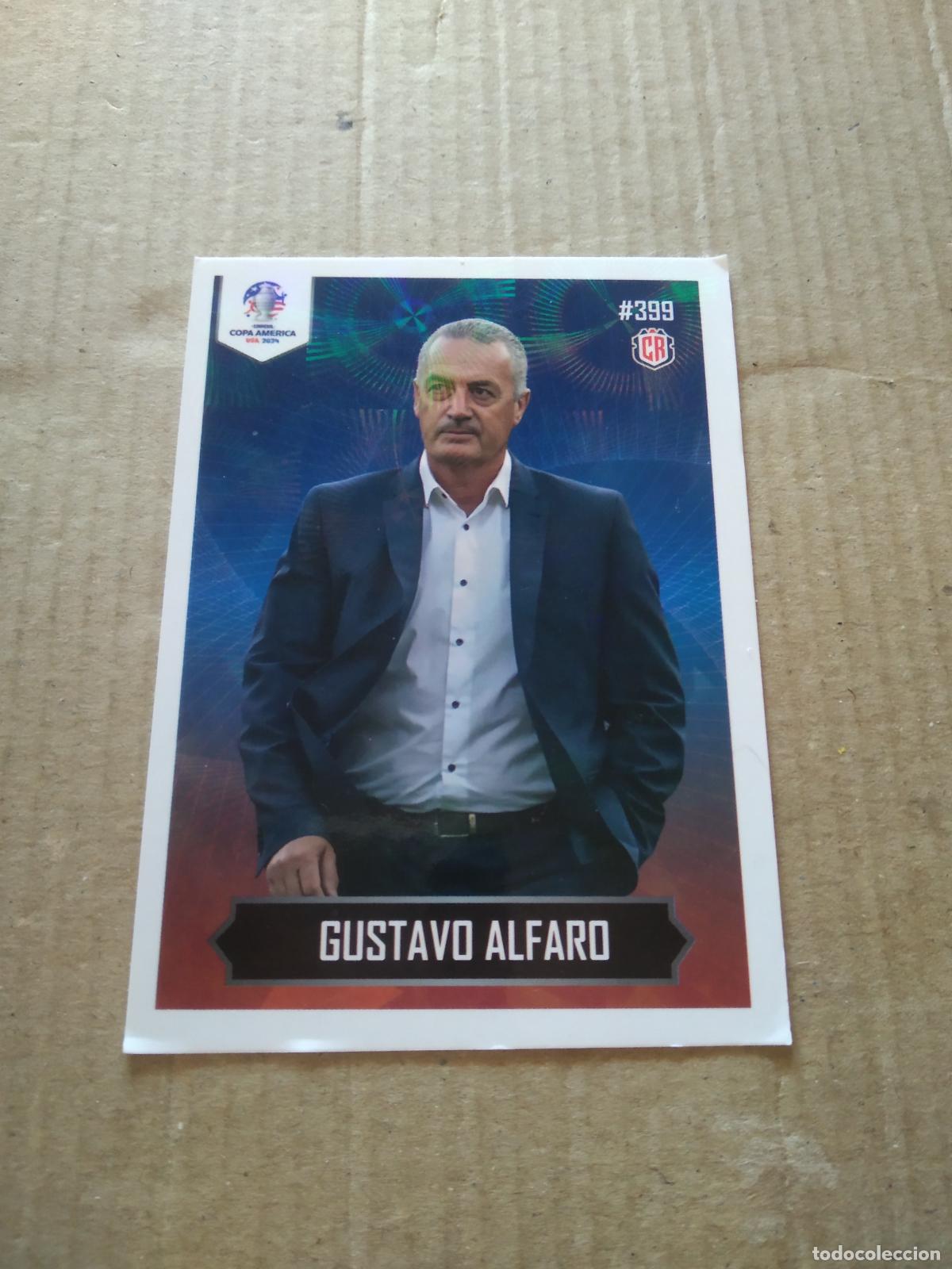 Cromos de f&uacute;tbol: 399 GUSTAVO ALFARO COSTA RICA CROMO FUTBOL COPA AMERICA 2024 EDITADO EN PERU
