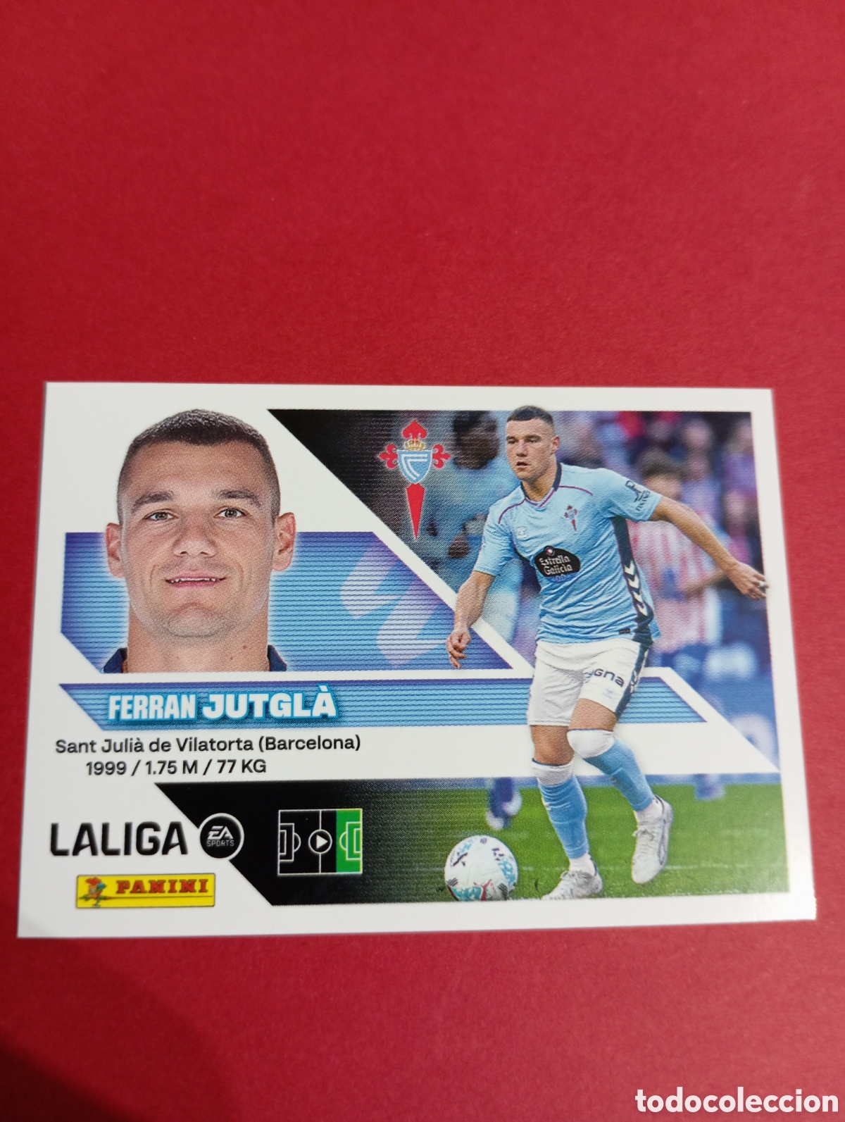 Cromos de f&uacute;tbol: Jutgl&aacute; Celta de Vigo n&deg;19 / PANINI LIGA ESTE 2026/2027