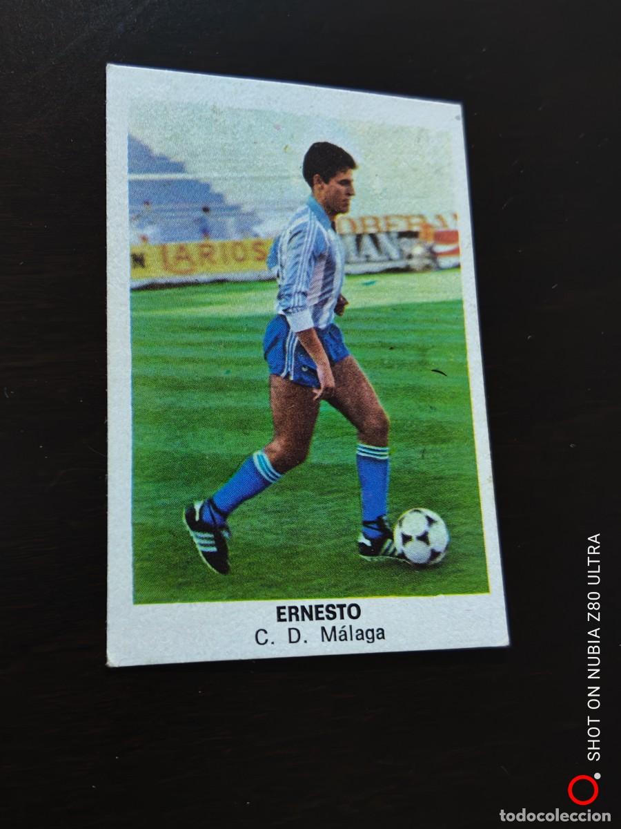 Cromos de f&uacute;tbol: Ernesto M&aacute;laga CF Fichaje n&ordm;6, F&uacute;tbol 84, Cromos Cano, temporada 83/84, despegado